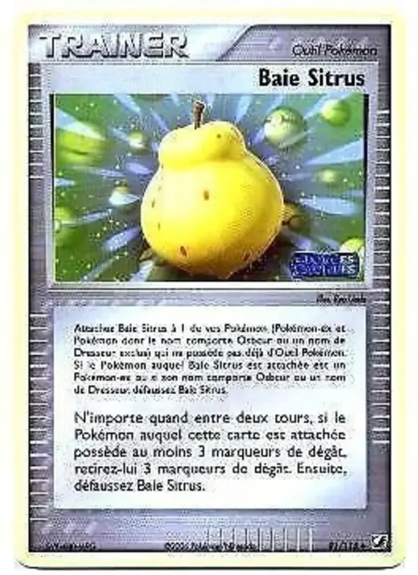 Carte Baie Sitrus