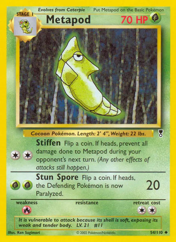 Carte Pokémon Chrysacier — Legendary Collection