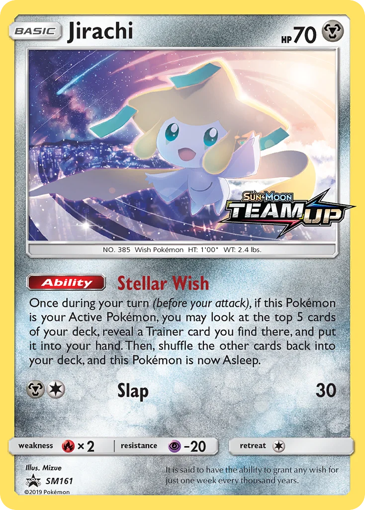 Carte Pokémon Jirachi — Promos Soleil et Lune