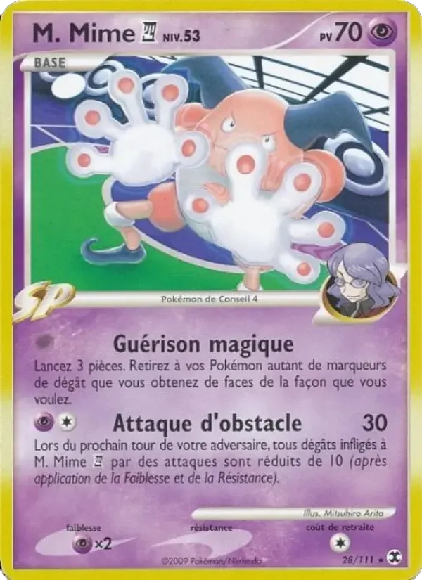 Carte Pokémon M. Mime Niv. 53 — Rivaux Émergeants