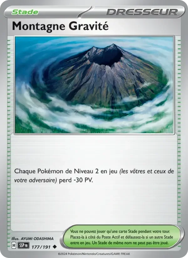 Carte Montagne Gravité