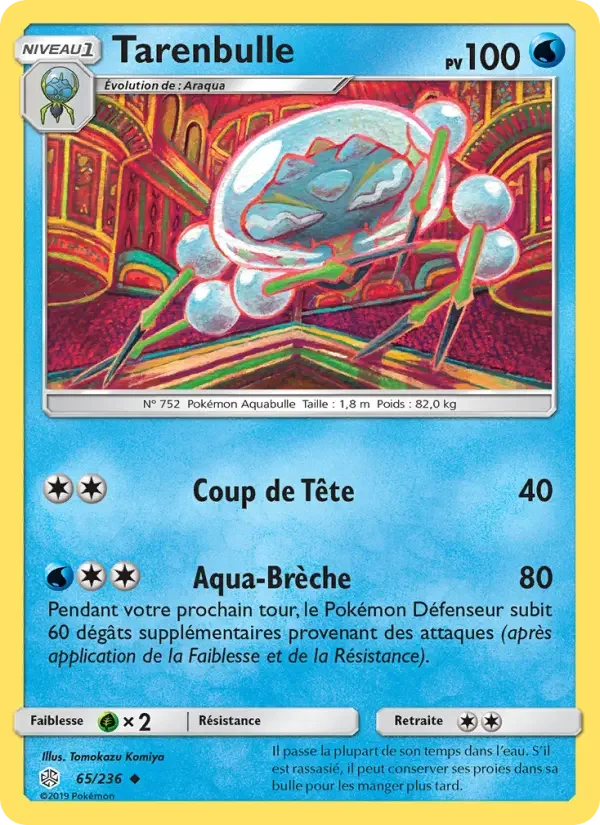 Carte Pokémon Tarenbulle — Éclipse Cosmique