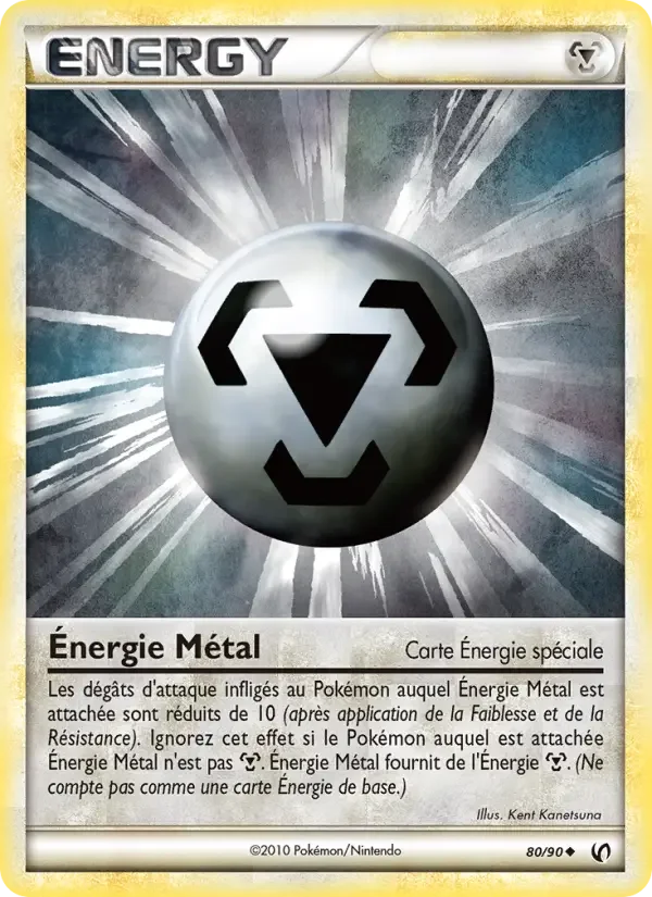 Carte Pokémon Énergie Métal — Indomptable