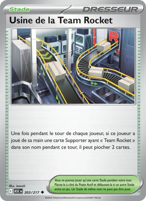 Carte Usine de la Team Rocket