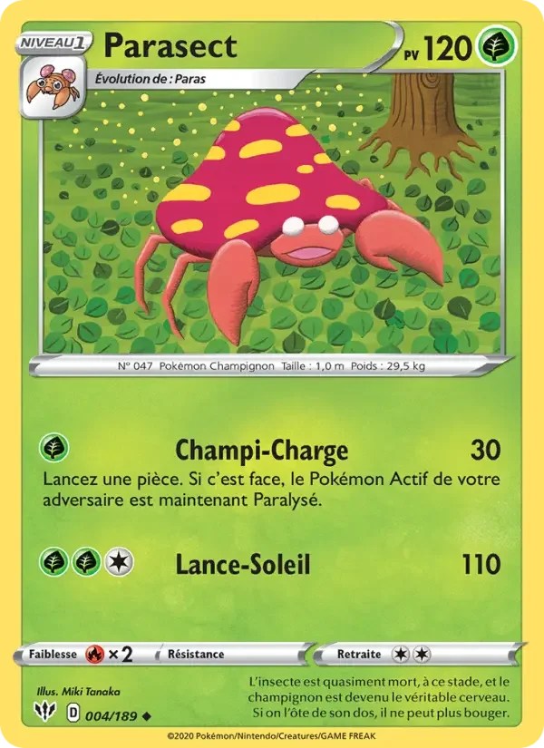 Carte Parasect