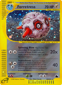 Carte Pokémon Foretress — Skyridge
