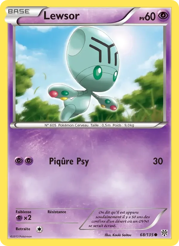 Carte Pokémon Lewsor — Tempête Plasma