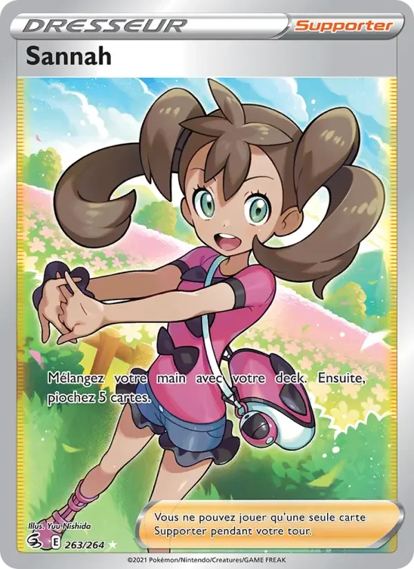 Carte Pokémon Sannah — Poing de Fusion