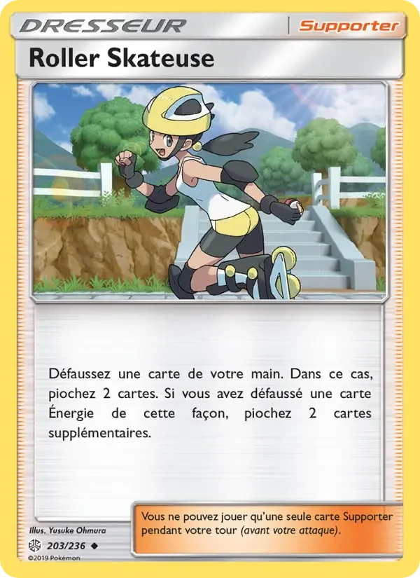 Carte Pokémon Roller Skateuse — Éclipse Cosmique