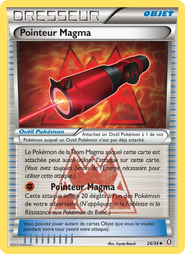Carte Pointeur Magma