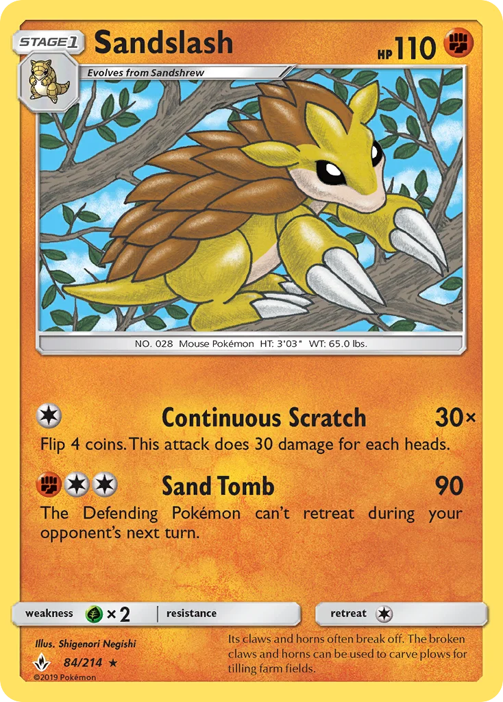 Carte Pokémon Sablaireau — Alliance Infaillible