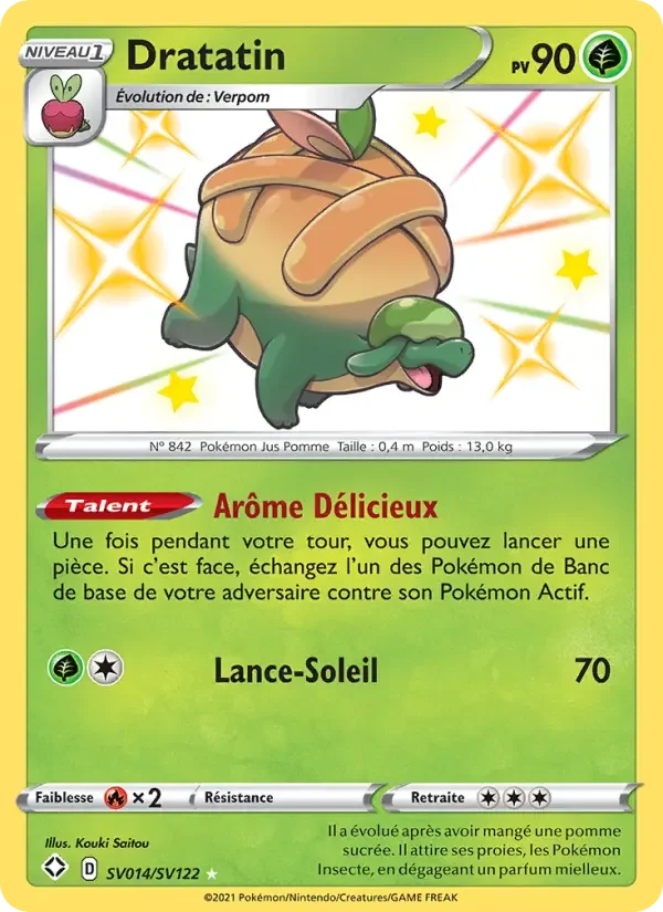 Carte Pokémon Dratatin — Destinées Radieuses