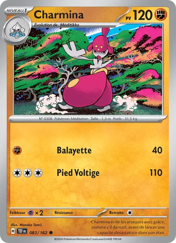 Carte Pokémon Charmina — Forces Temporelles
