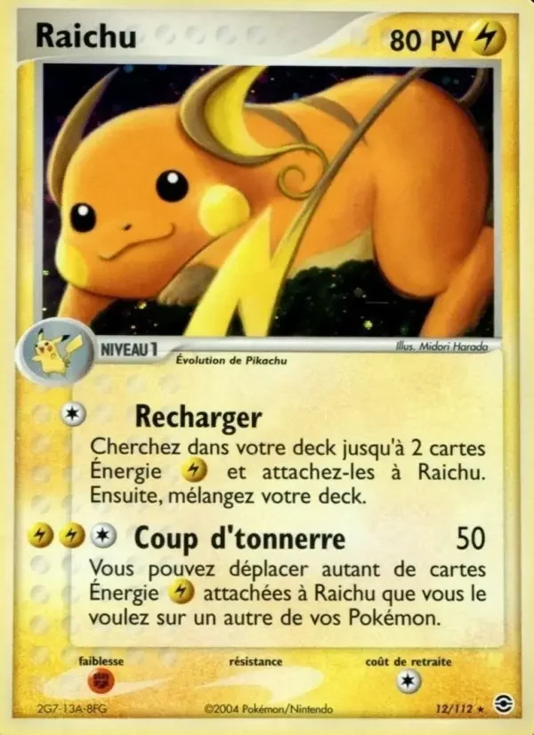 Carte Raichu