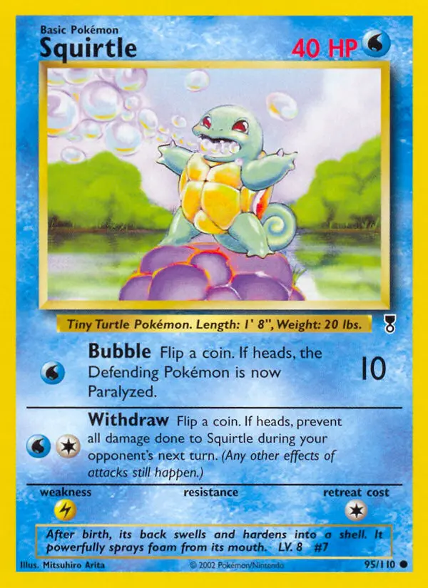 Carte Pokémon Carapuce — Legendary Collection