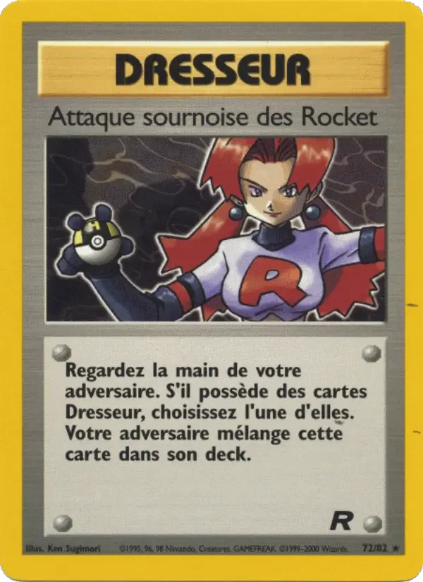 Carte Attaque sournoise des Rocket