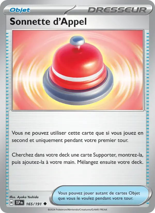 Carte Sonnette d'Appel