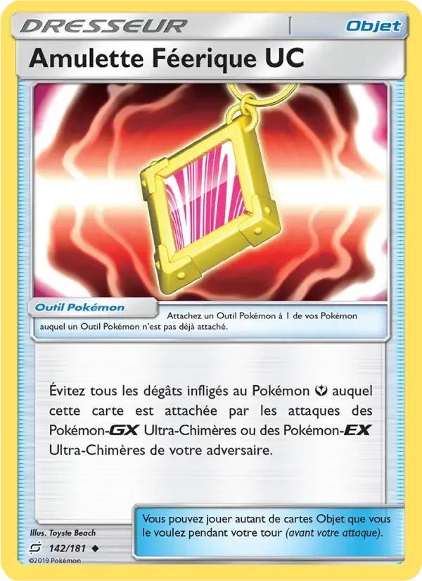 Carte Pokémon Amulette Féerique UC — Duo de Choc
