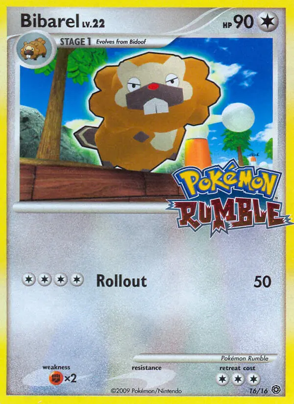 Carte Pokémon Castorno — Pokémon Rumble