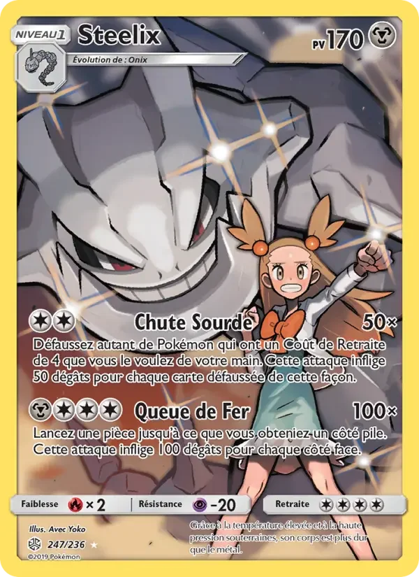 Carte Pokémon Steelix — Éclipse Cosmique