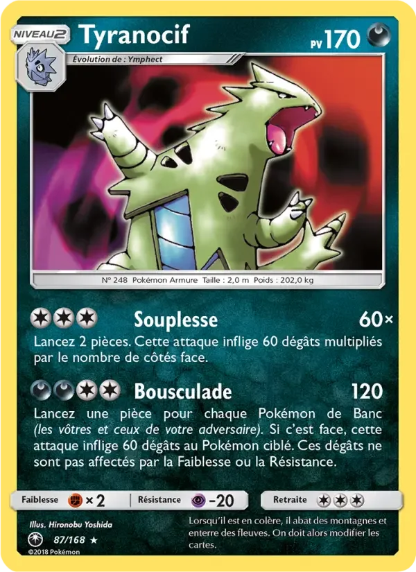 Carte Pokémon Tyranocif — Tempête Céleste