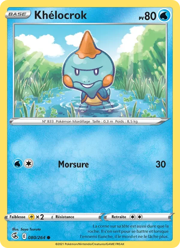 Carte Pokémon Khélocrok — Poing de Fusion
