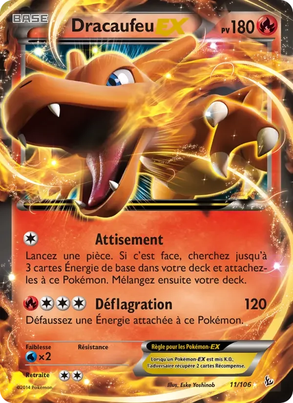 Carte Dracaufeu EX