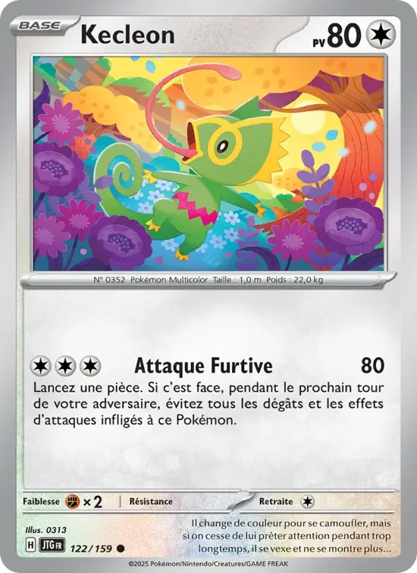 Carte Pokémon Kecleon — Aventures Ensemble
