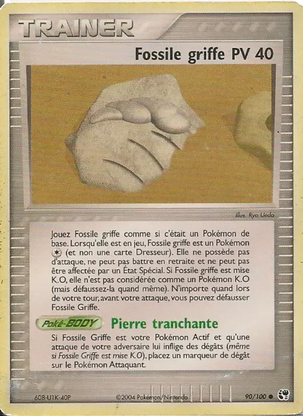 Carte Fossile griffe