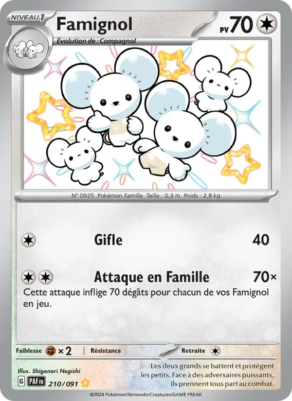 Carte Pokémon Famignol — Destinées de Paldea