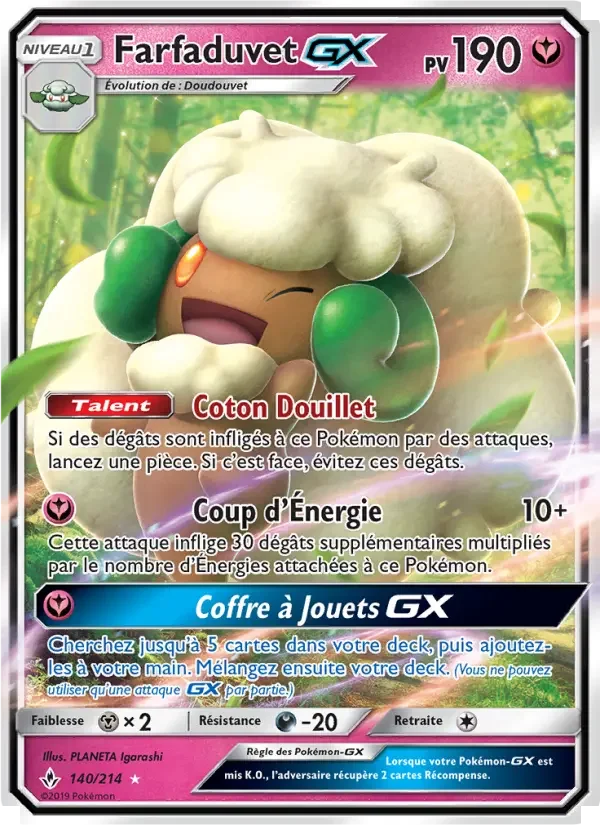 Carte Pokémon Farfaduvet GX — Alliance Infaillible