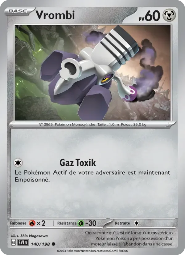 Carte Pokémon Vrombi — Écarlate et Violet