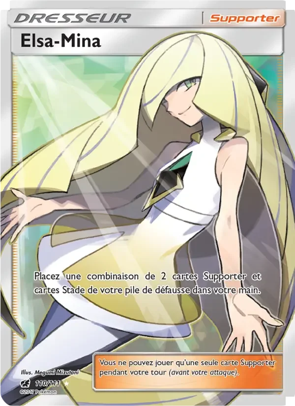 Carte Pokémon Elsa-Mina — Invasion Carmin