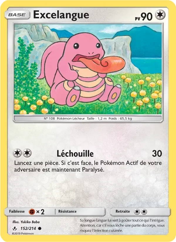 Carte Pokémon Excelangue — Alliance Infaillible