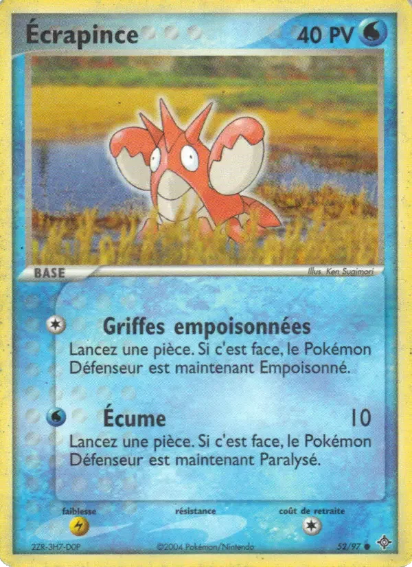 Carte Écrapince