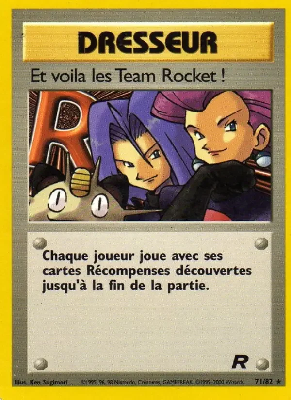 Carte Et voila les Team Rocket !