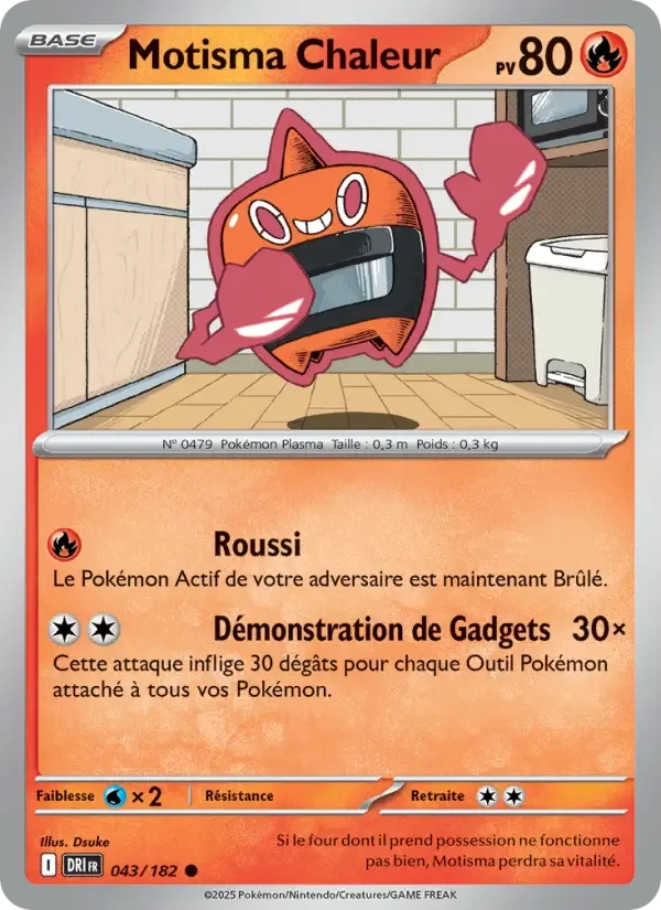 Carte Pokémon Motisma Chaleur — Rivalités Destinées