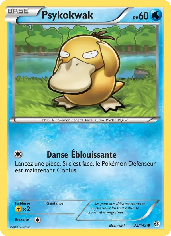 Carte Pokémon Psykokwak — Frontières Franchies
