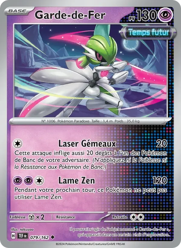 Carte Pokémon Garde-de-Fer — Forces Temporelles