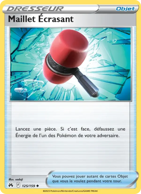 Carte Pokémon Maillet Écrasant — Zénith Suprême
