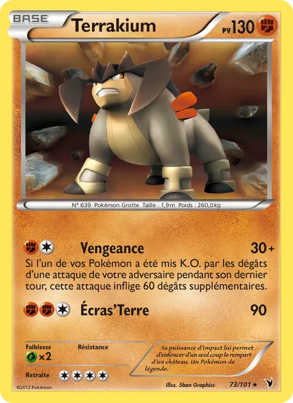Carte Pokémon Terrakium — Nobles Victoires