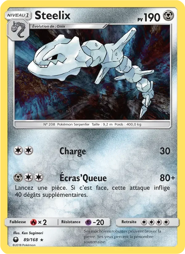 Carte Pokémon Steelix — Tempête Céleste