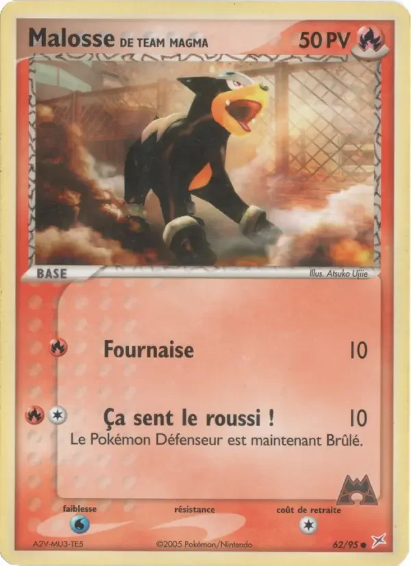 Carte Pokémon Malosse de Team Magma — Team Magma vs Team Aqua
