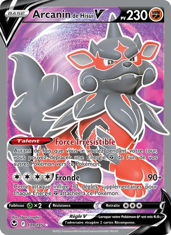 Carte Arcanin de Hisui V