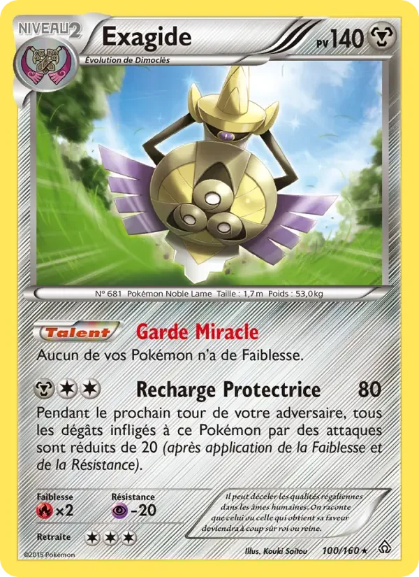 Carte Pokémon Exagide — Primo-Choc