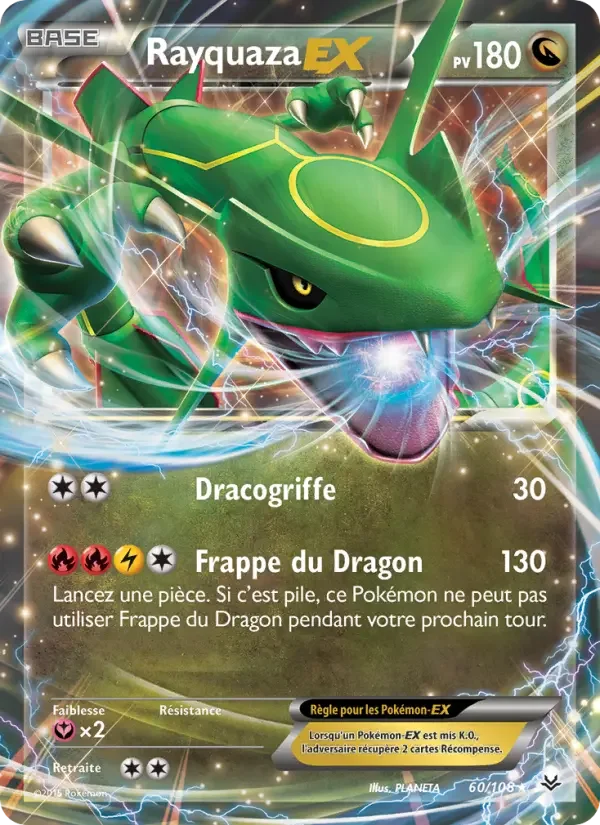 Carte Rayquaza EX