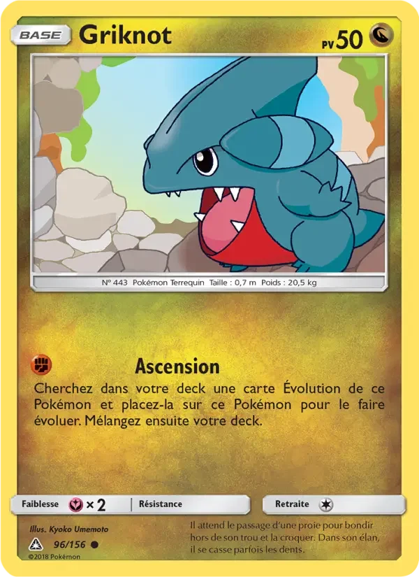 Carte Pokémon Griknot — Ultra-Prisme