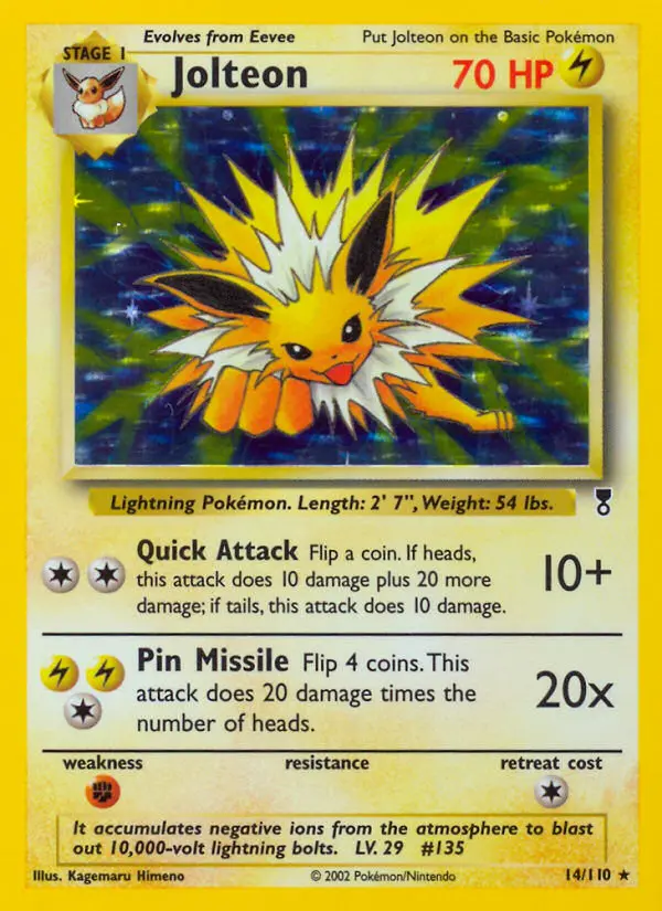 Carte Pokémon Voltali — Legendary Collection