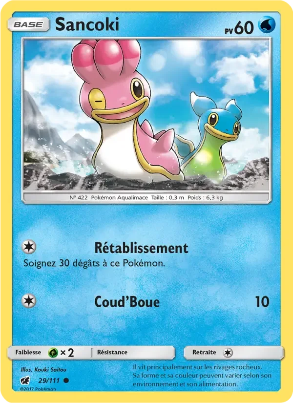 Carte Pokémon Sancoki — Invasion Carmin