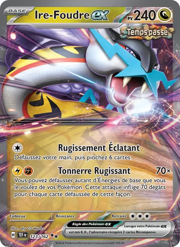 Carte Pokémon Ire-Foudre-ex — Forces Temporelles